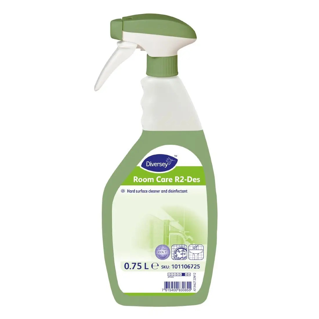 Room Care R2-Des Hard Surface Cleaner and Disinfectant Ready To Use 750ml