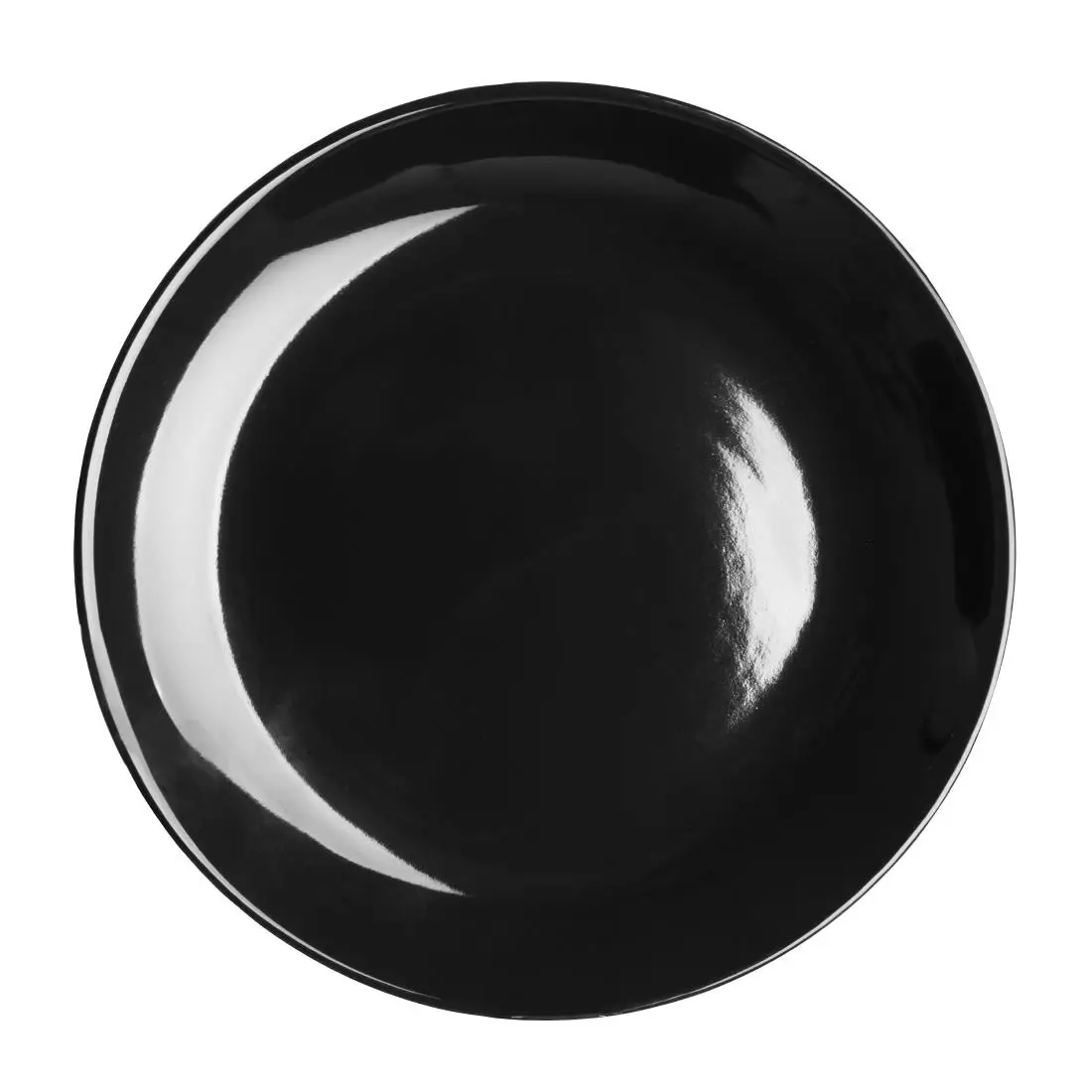 Olympia Cafe Coupe Plates Black 200mm (12 Pack) CU950