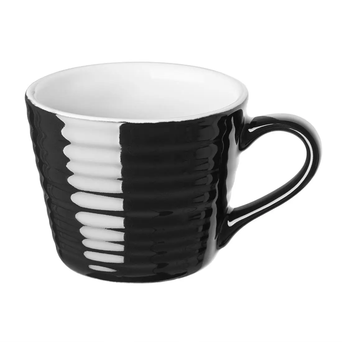 Olympia Cafe Aroma Mugs Black 230ml (6 Pack) CU960