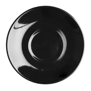 Olympia Cafe Flat White Saucers Black 135mm (12 Pack) CU962