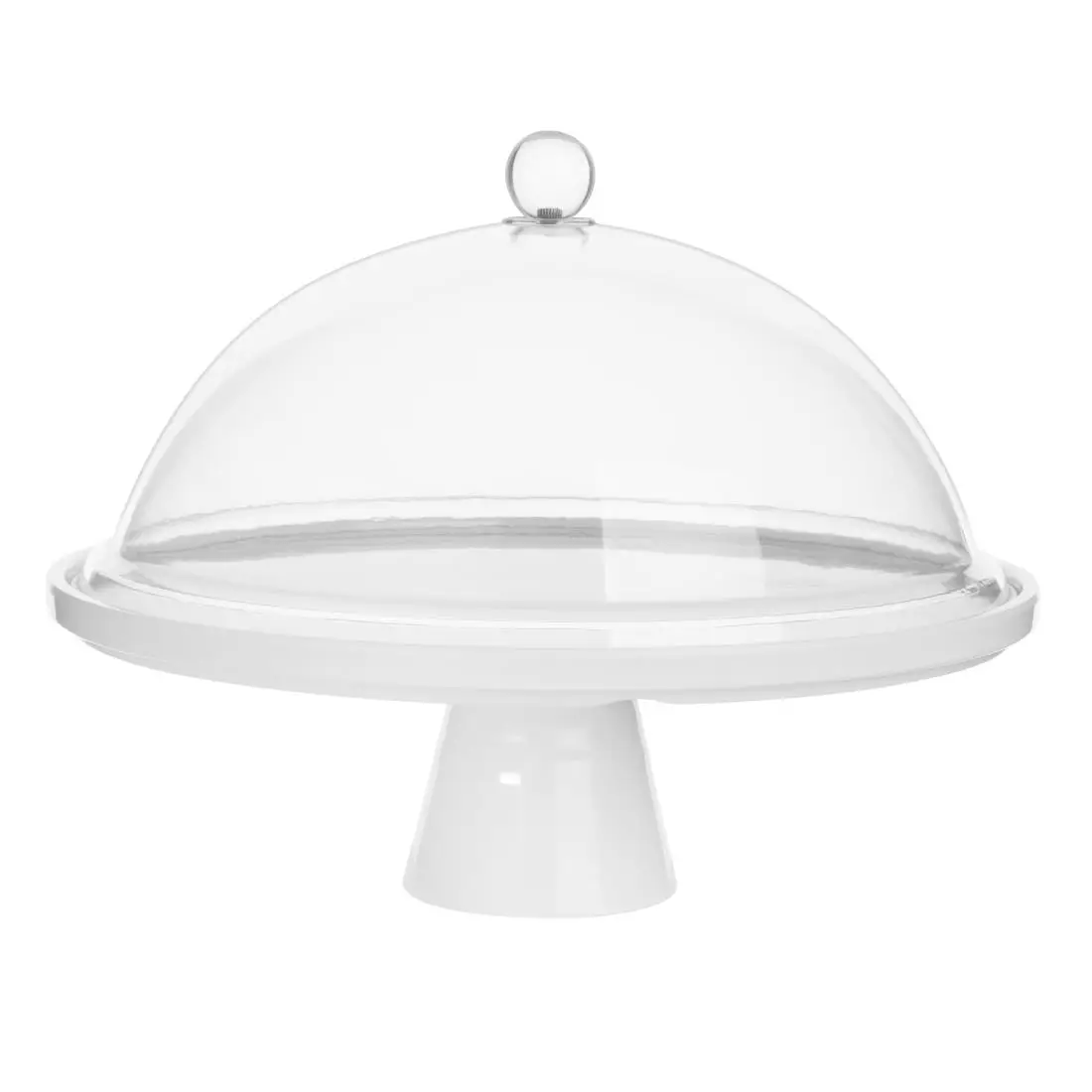 Olympia Kristallon Melamine Round Cake Stand 330x140mm CU988 - Image 6