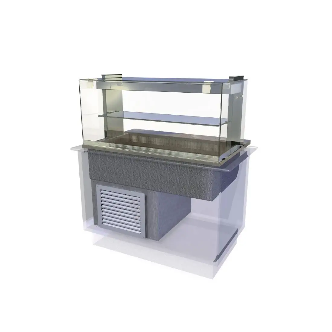 CED Kubus Drop In Chilled Deli Serve Over Display 1175mm KCDL3HT CW626