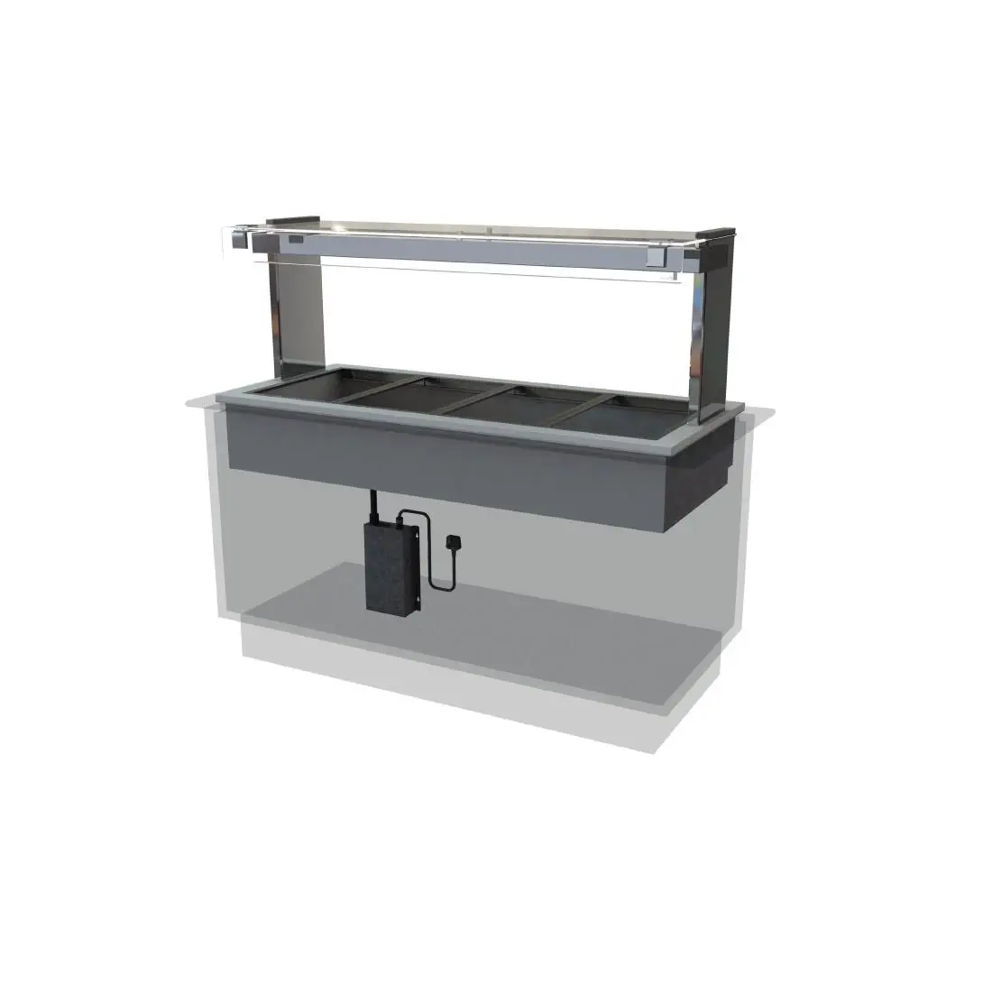 CED Kubus Drop In Dry Heat Bain Marie KHBM4 CW635