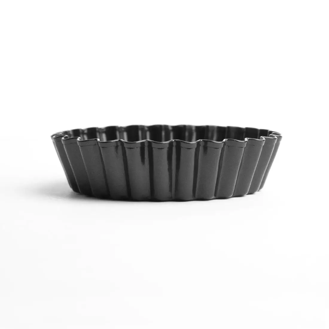 Vogue Non-Stick Mini Quiche Tin With Removable Base 80mm (3 Pack) CW990 - Image 3