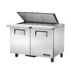 True Double Door Prep Counter Fridge TSSU-48-18M-B-HC FLID CX128