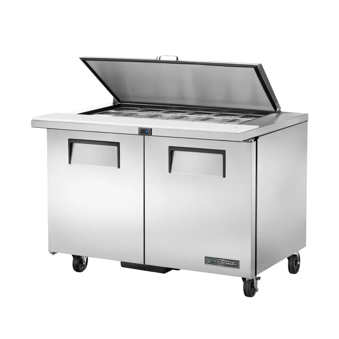 True Double Door Prep Counter Fridge TSSU-48-18M-B-HC FLID CX128