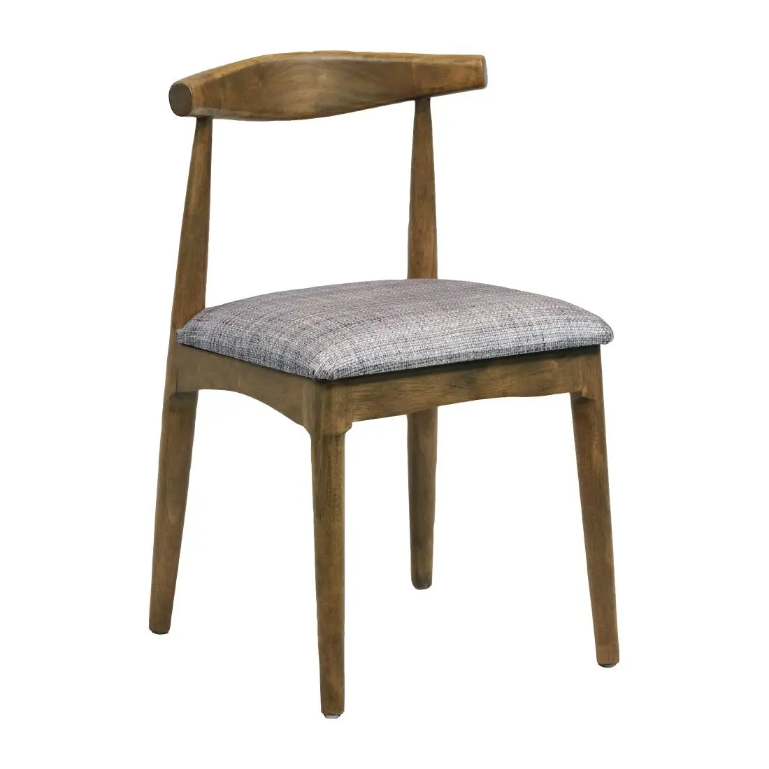 Austin Dining Chair Weather Oak with Helbeck Charcoal Seat (2 Pack) CX436