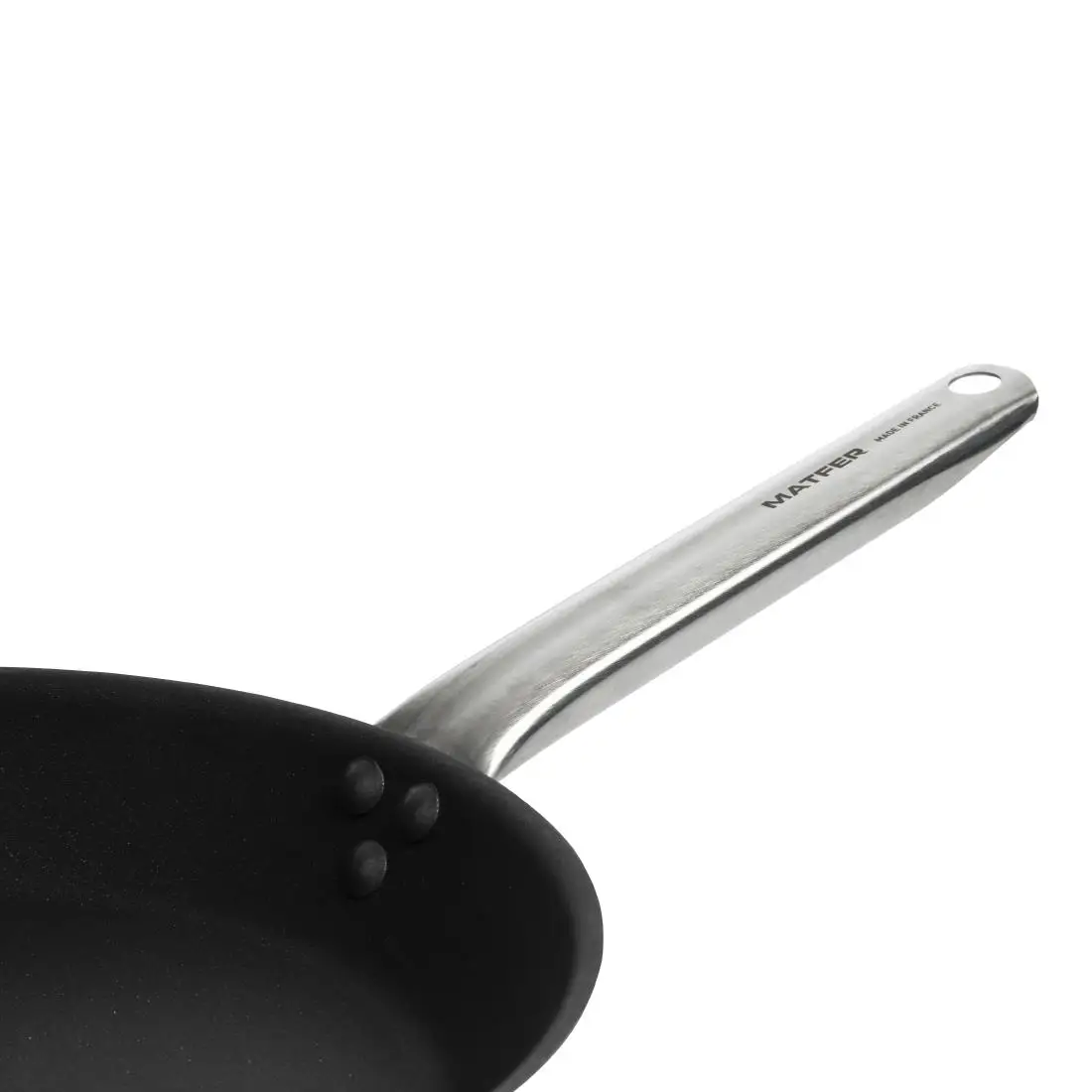 Matfer Bourgeat Tradition Stainless Steel Pro Non-Stick Frying Pan 24cm CX539 - Image 2