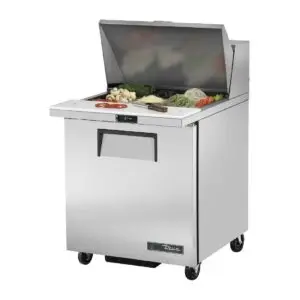 True Single Door Refrigerated Prep Table TSSU-27-12M-C-HC CX713