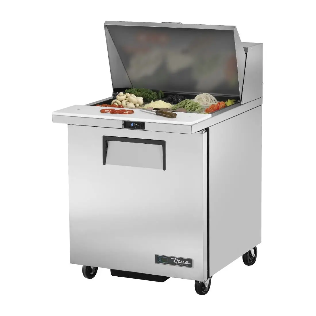 True Single Door Refrigerated Prep Table TSSU-27-12M-C-HC CX713