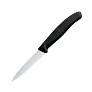 Victorinox Serrated Paring Knife Black 8cm CX746
