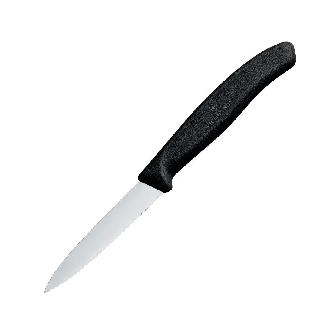 Victorinox Serrated Paring Knife Black 8cm CX746