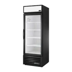 True Upright Single Door Merchandiser Fridge Black CX781