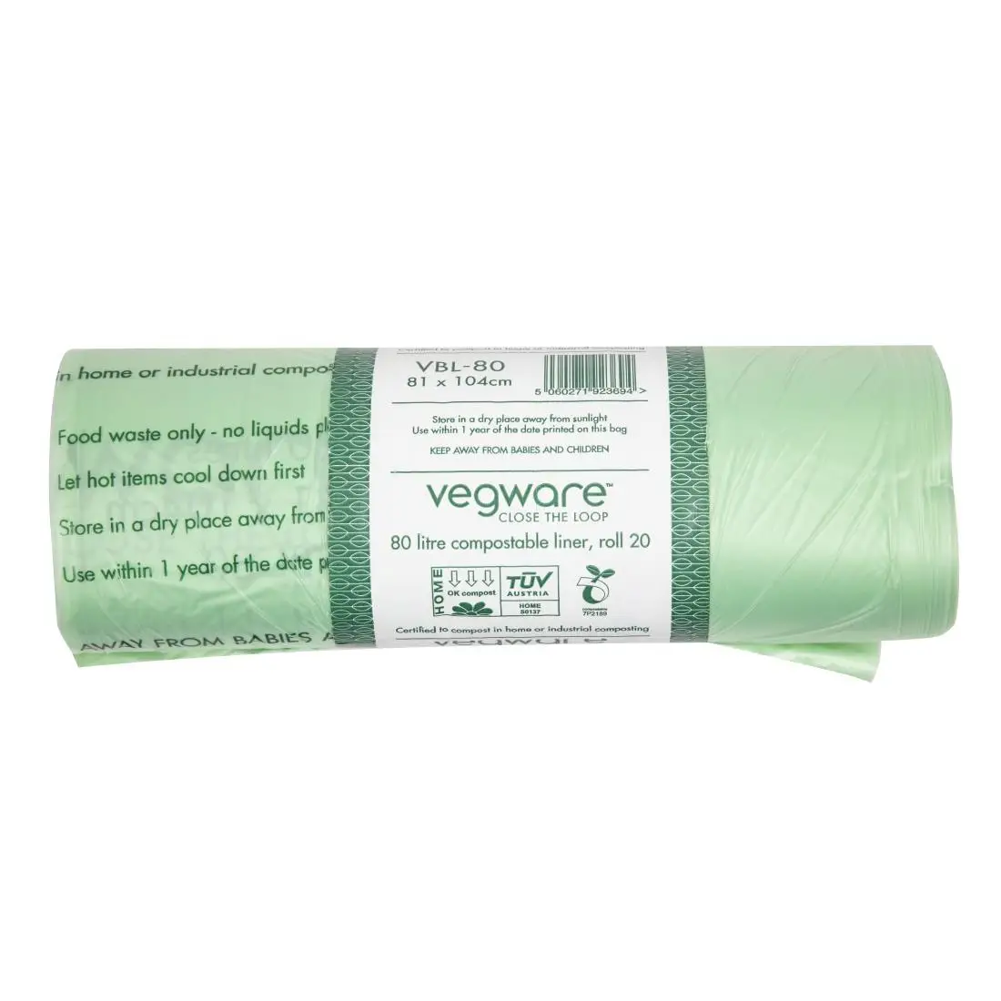 Vegware Compostable Bin Liners 80Ltr (24