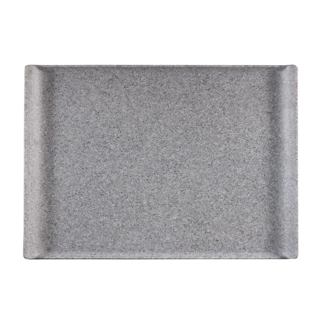 Churchill Melamine GN 1/1 Rectangular Trays Granite 530mm (2 Pack) CY774