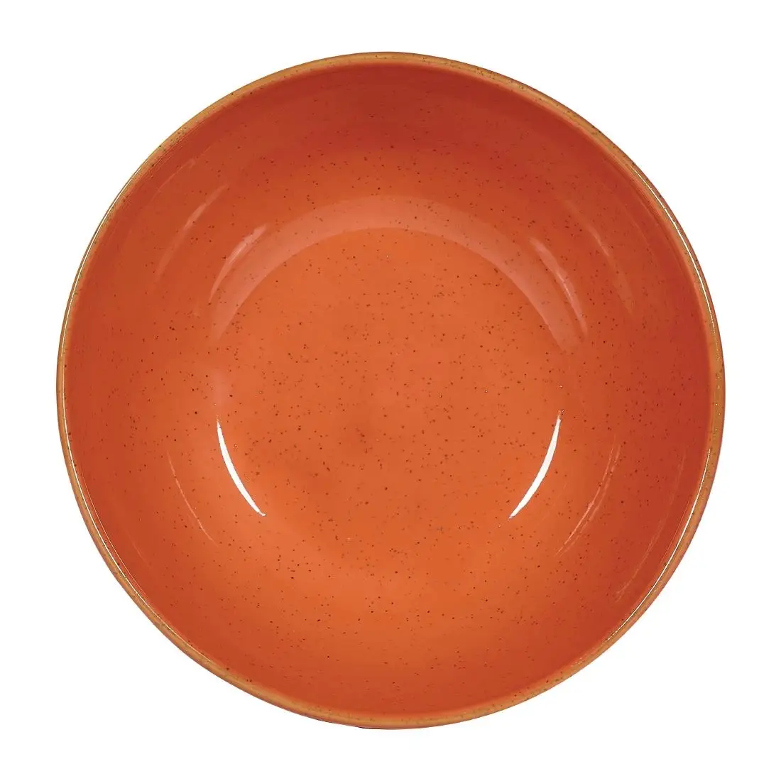 Churchill Stonecast Noodle Bowls Orange 37.8oz 183mm (6 Pack) CY942