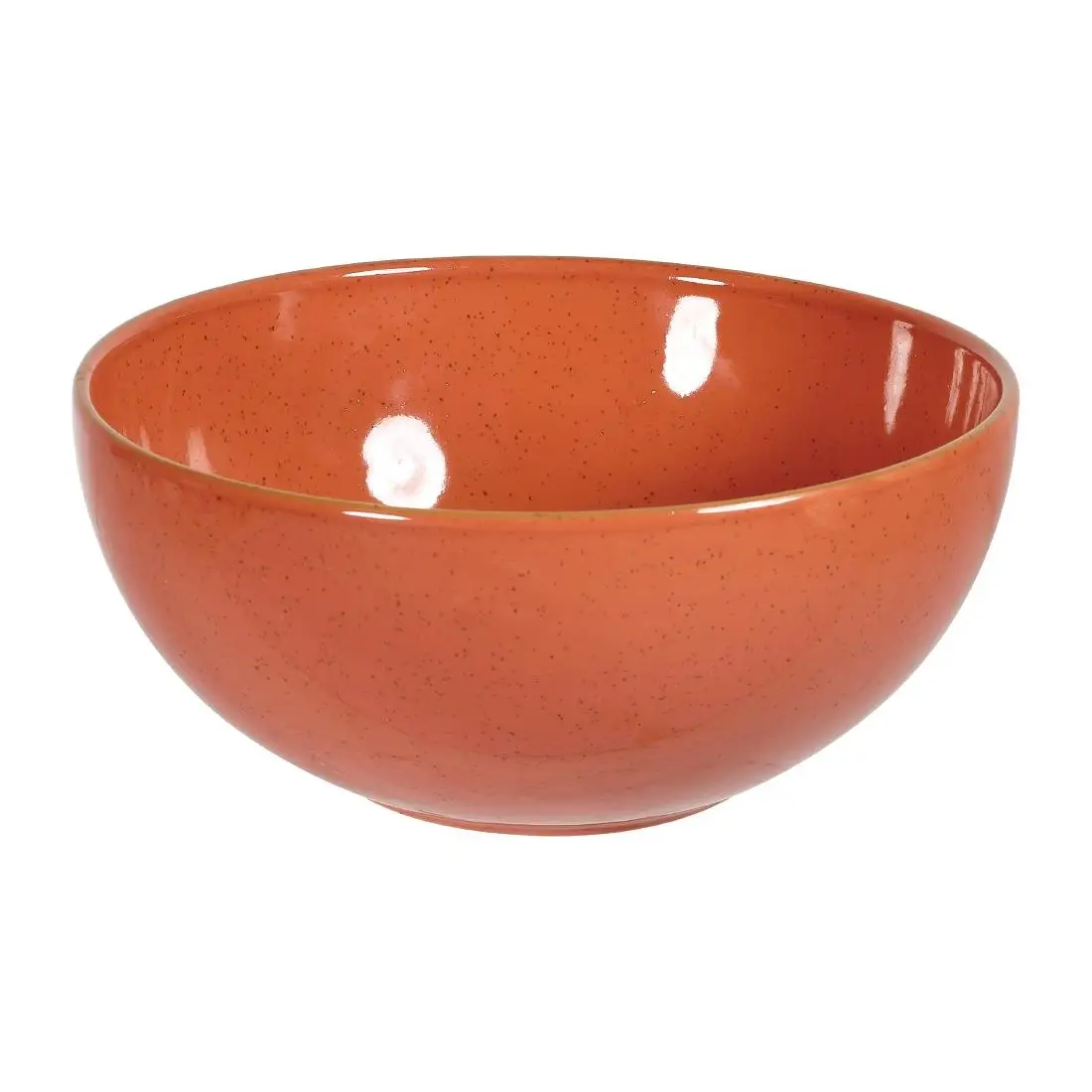 Churchill Stonecast Noodle Bowls Orange 37.8oz 183mm (6 Pack) CY942 - Image 2