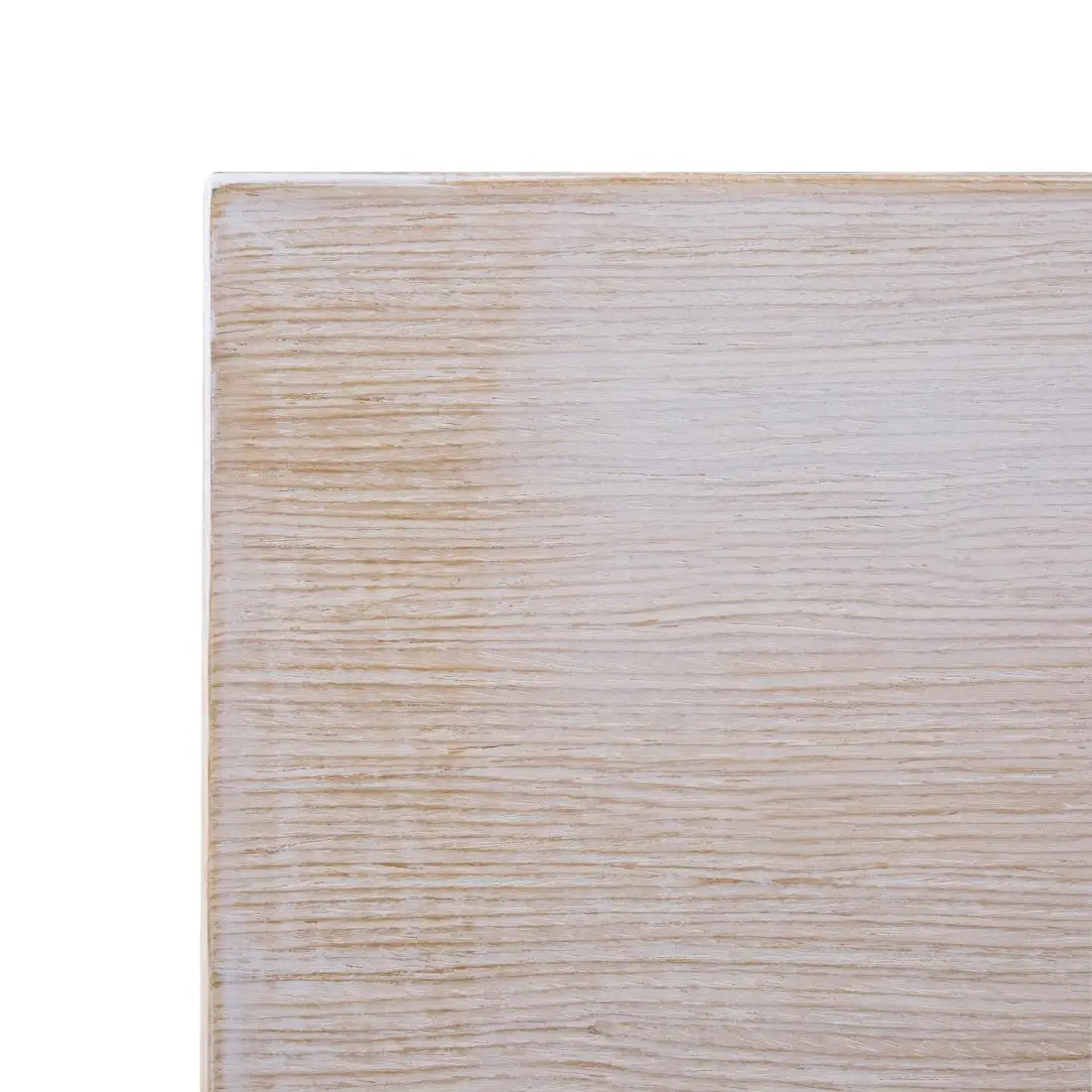Bolero Pre-drilled Square Table Top Vintage White 700mm CY951 - Image 3