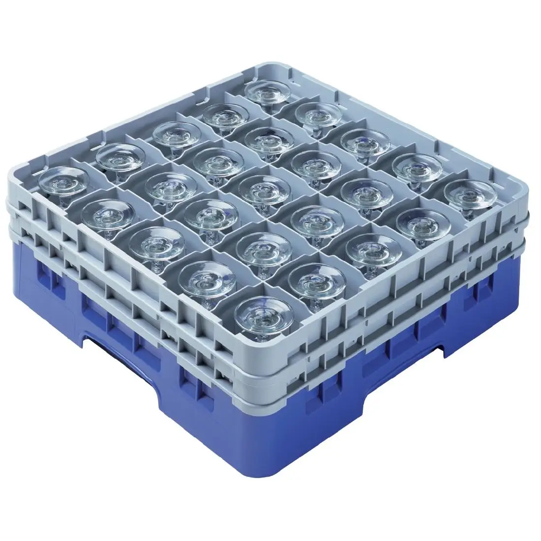 Cambro Camrack Blue 20 Compartments Max Glass Height 197mm CZ154