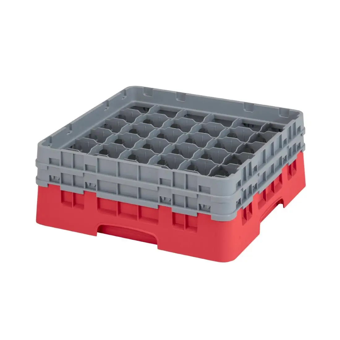 Cambro Camrack Red 36 Compartments Max Glass Height 133mm CZ177