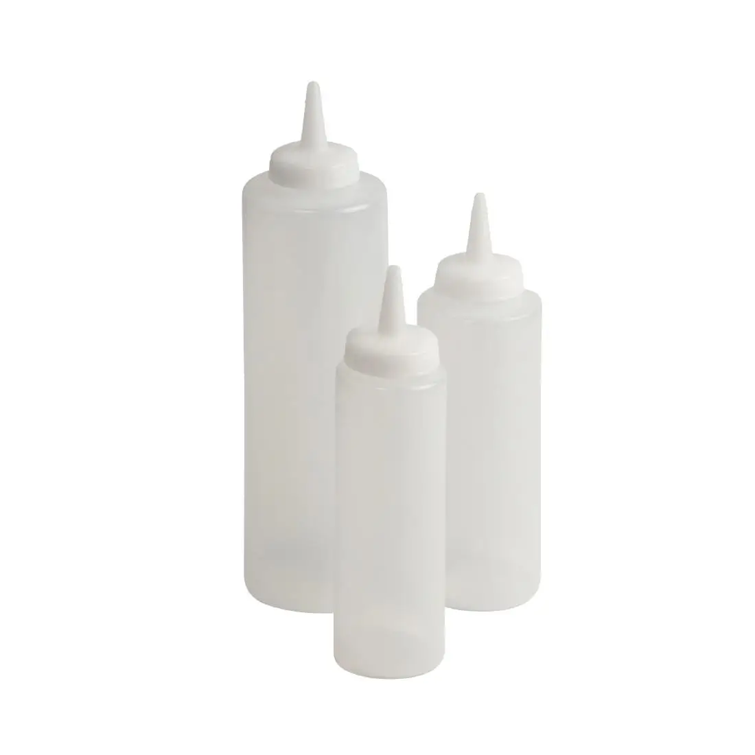 Beaumont Squeeze Sauce Bottle Clear 24oz CZ655