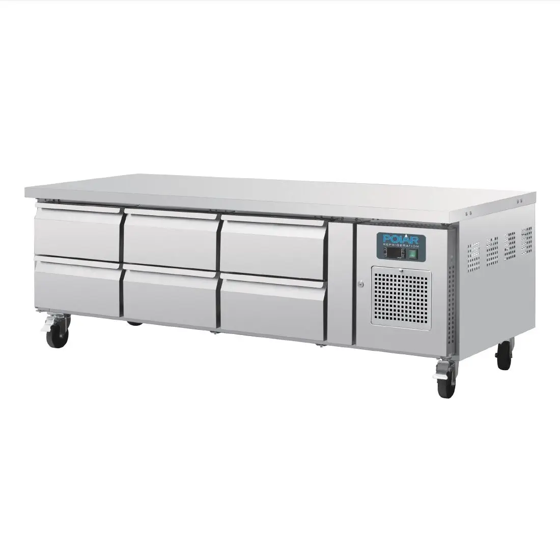 Polar U-Series Six Drawer Chef Base Counter Fridge DA465 - Image 2