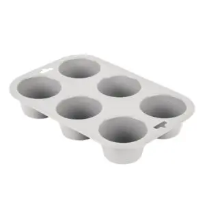 Vogue Flexible Silicone Muffin Pan 6 Cup DA520