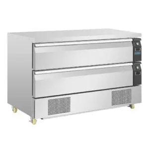 Polar U-Series Double Drawer Dual Temperature Counter Fridge Freezer 6xGN DA997