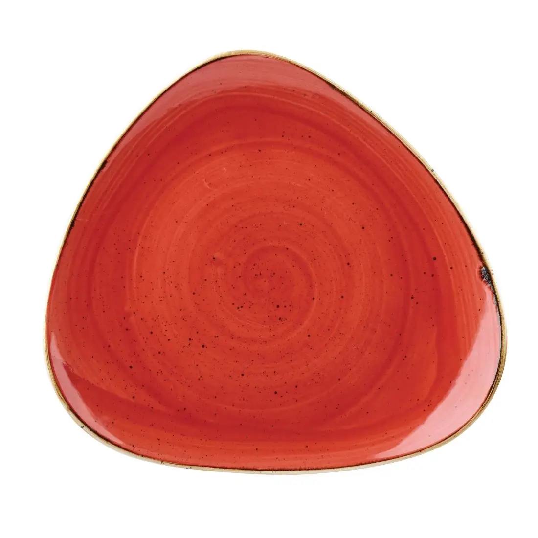 Churchill Stonecast Triangle Plates Berry Red 311mm (6 Pack) DB065