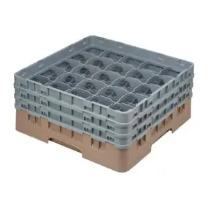 Cambro Camrack Beige 25 Compartments Max Glass Height 174mm DE789