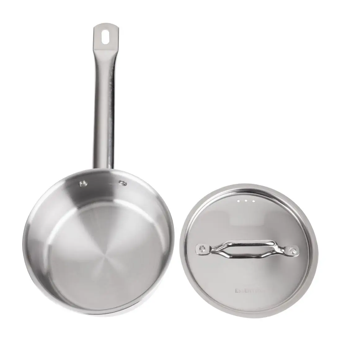 Nisbets Essentials Stainless Steel Saucepan with Lid 16cm DF670 - Image 5