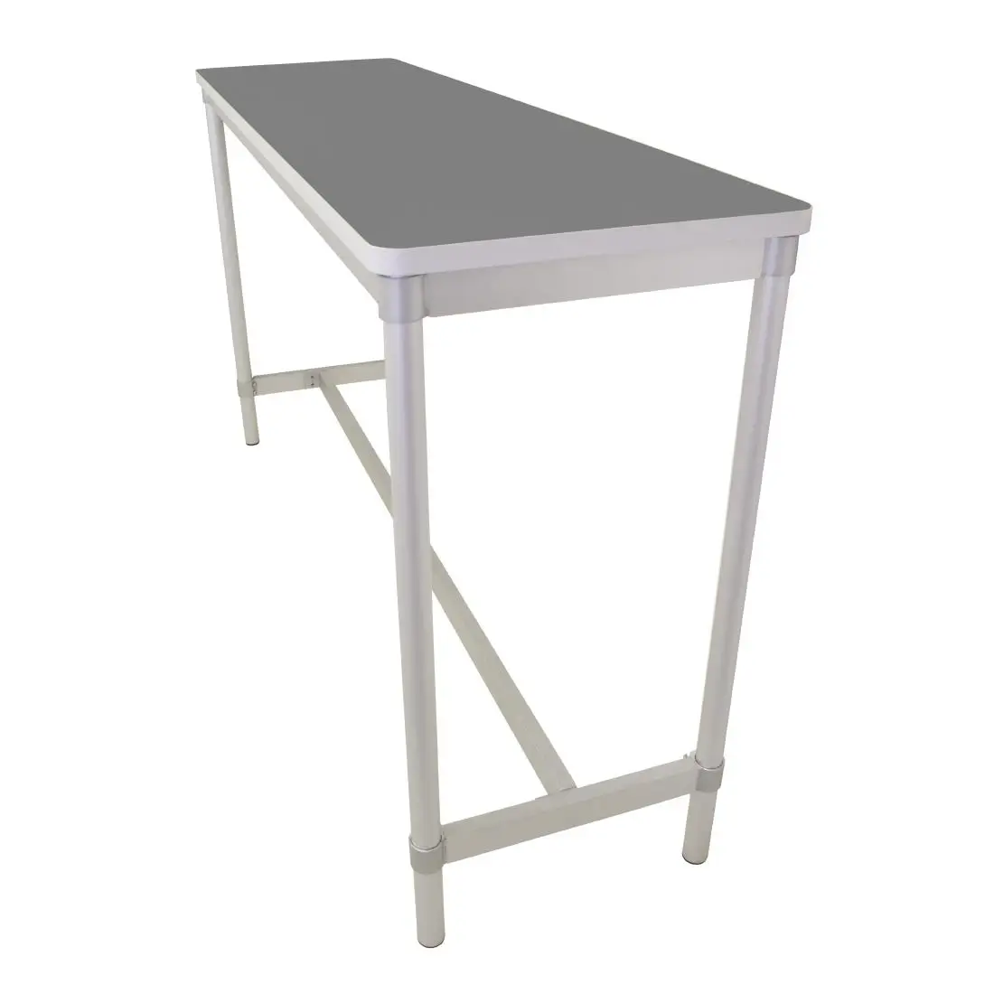 Gopak Enviro Indoor Storm Grey Rectangle Poseur Table 1200mm DG131-SG - Image 3