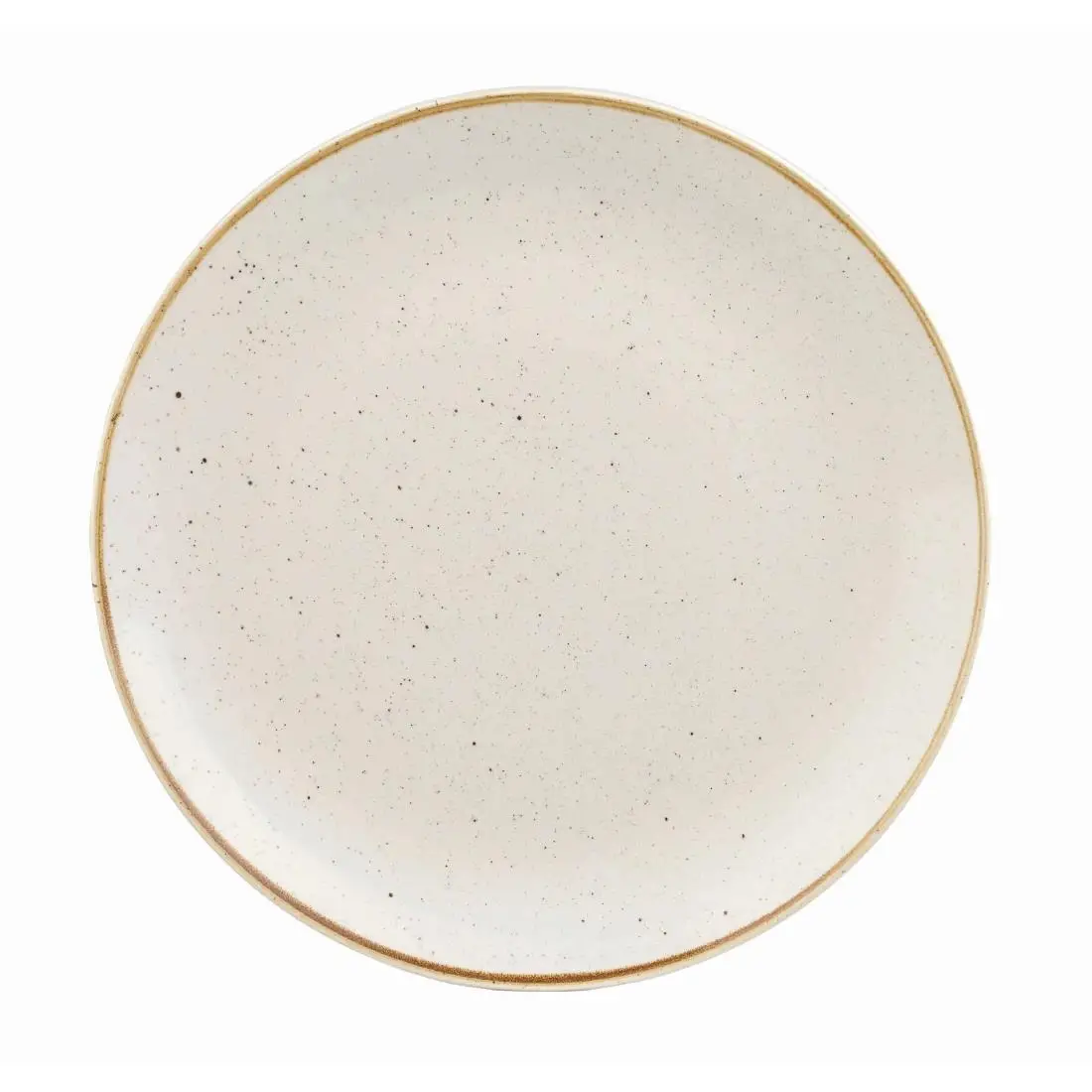 Churchill Stonecast Round Coupe Plates Barley White 200mm (12 Pack) DK518
