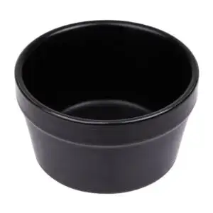 Olympia Mediterranean Ramekins Black 95mm (6 Pack) DK831