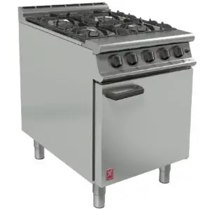 Falcon 4 Burner Dominator Plus Oven Range G3161 Natural Gas with Feet DK942-N