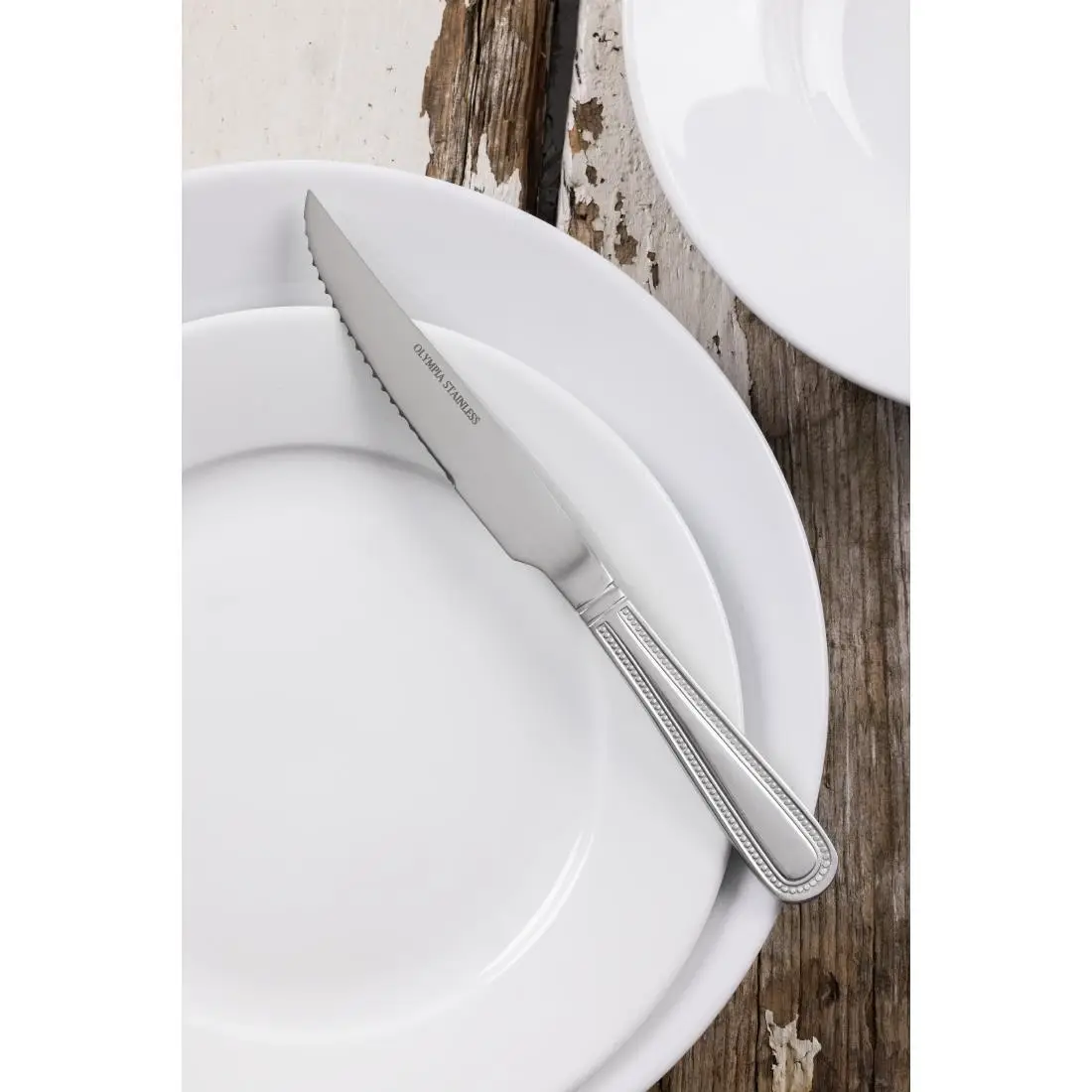 Olympia Bead Steak Knives (12 Pack) DL102 - Image 5