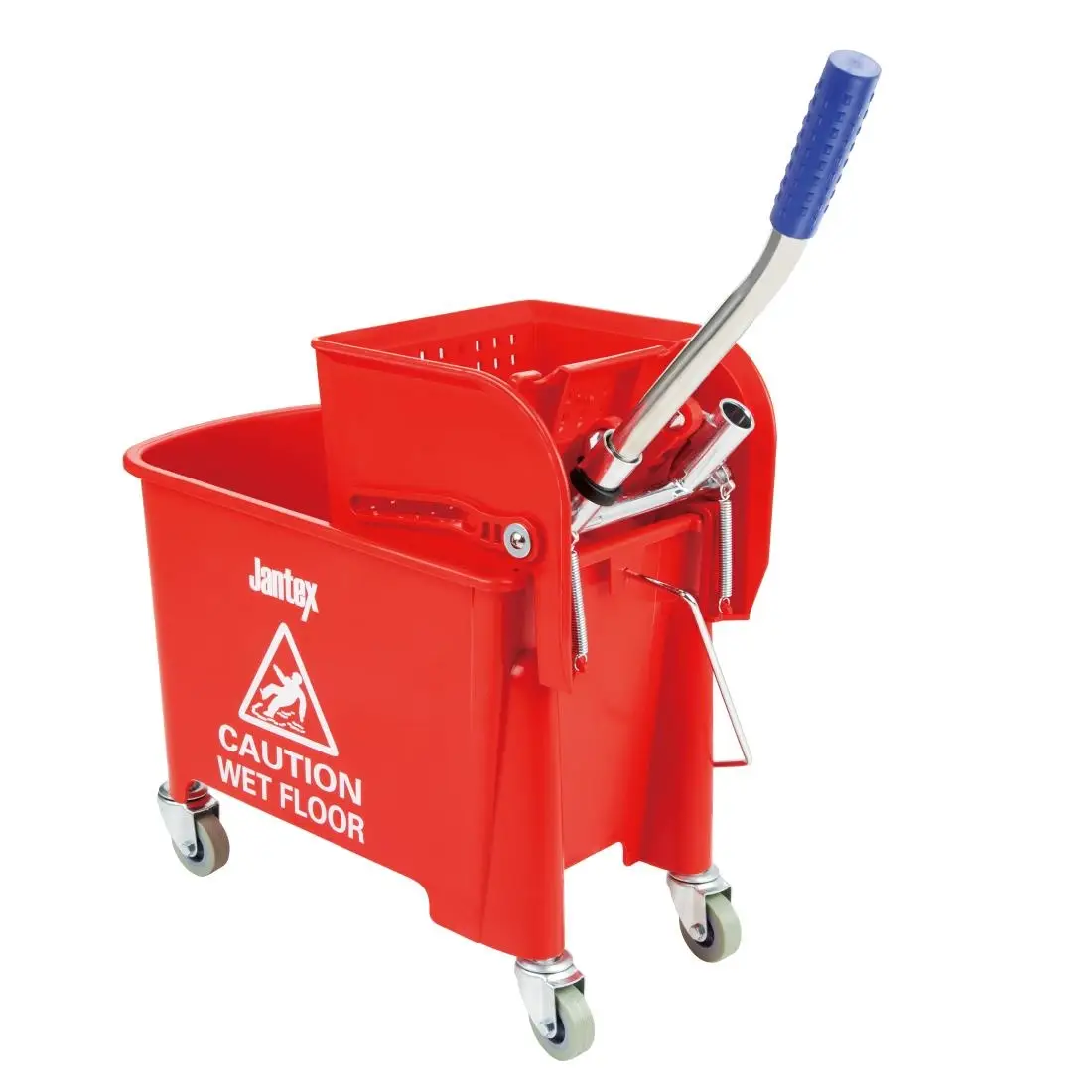 Jantex Kentucky Red Mop Bucket and Wring