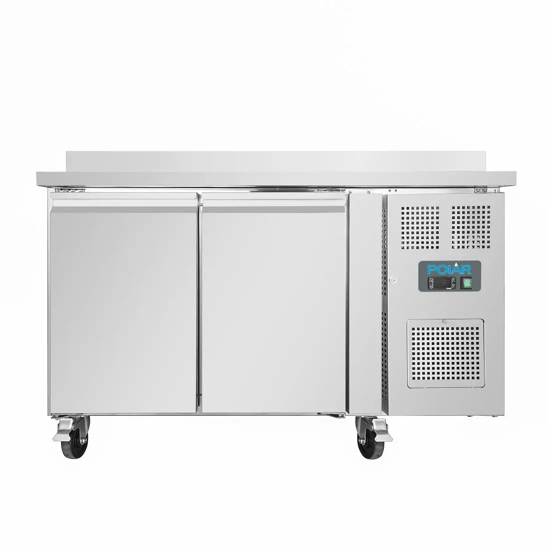 Polar U-Series Double Door Counter Freezer with Upstand 282Ltr DL916 - Image 2