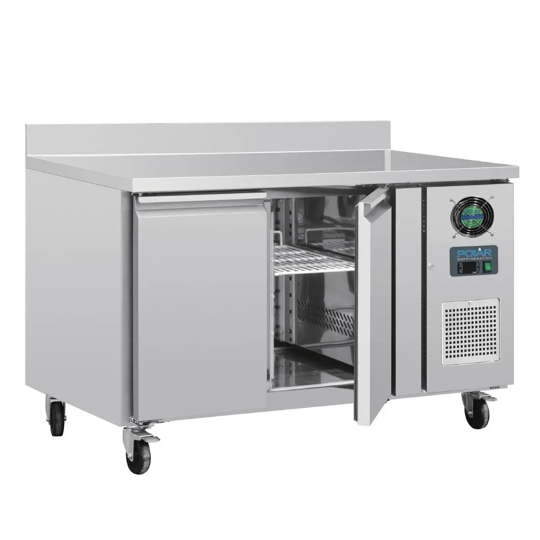 Polar U-Series Double Door Counter Freezer with Upstand 282Ltr DL916 - Image 6