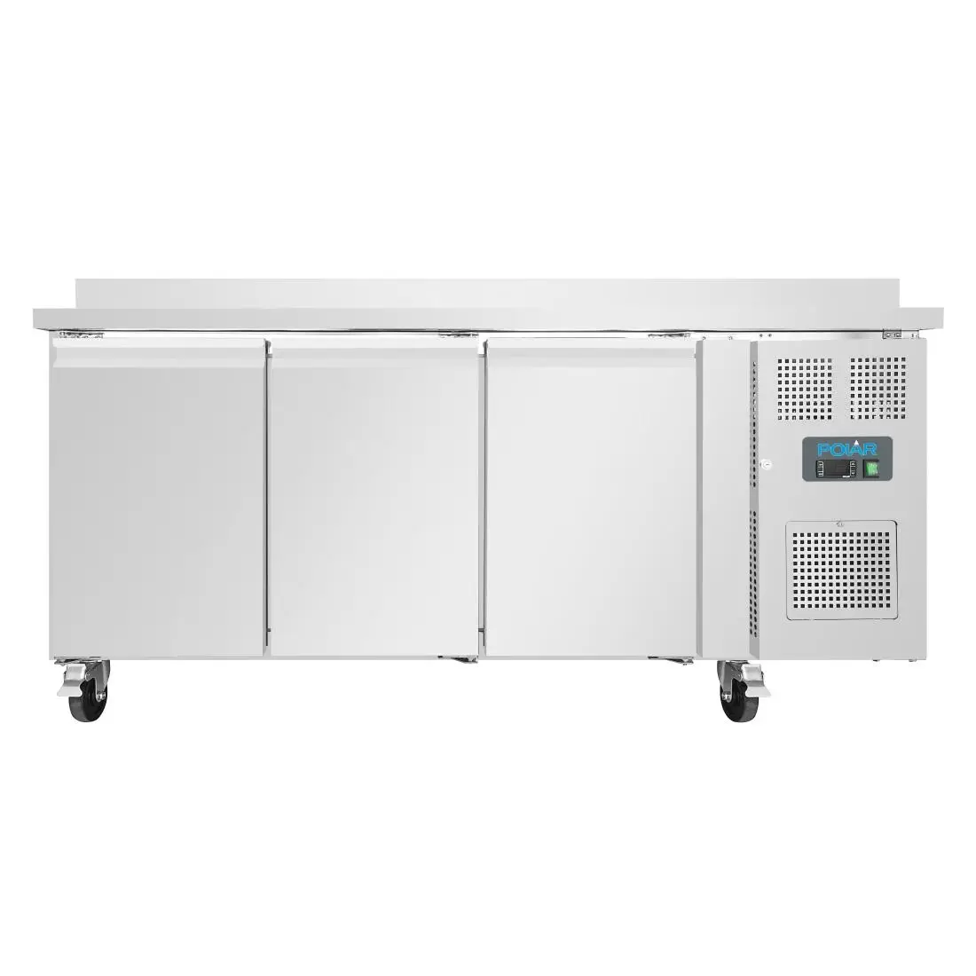 Polar U-Series Triple Door Counter Freezer with Upstand 417Ltr DL917 - Image 4