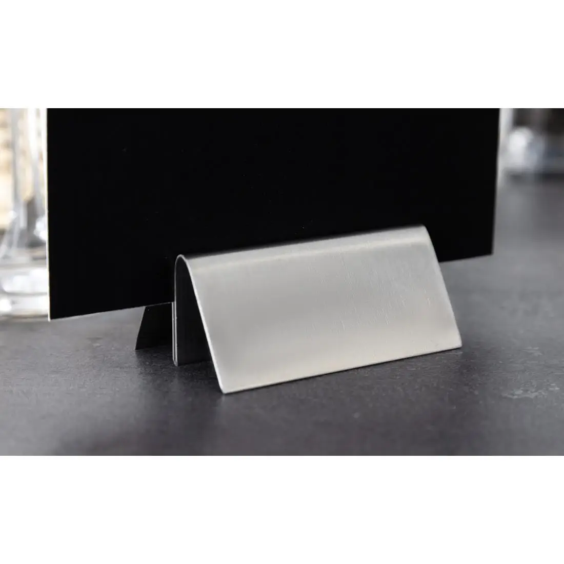 Olympia Stainless Steel Menu Holder DM221 - Image 5