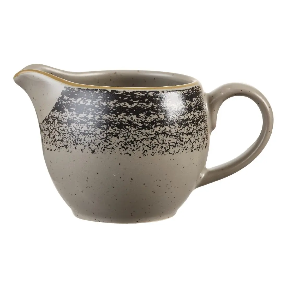 Churchill Studio Prints Homespun Charcoal Black Milk Jug 114ml 4oz (4 Pack) DM432