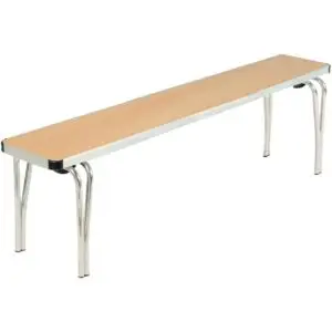 Gopak Contour Stacking Bench Beech Effect 5ft DM605