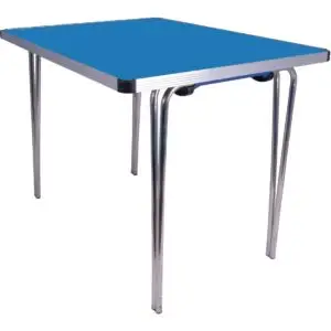 Gopak Contour Folding Table Blue 3ft DM608