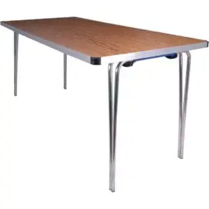 Gopak Contour Folding Table Teak 5ft DM694
