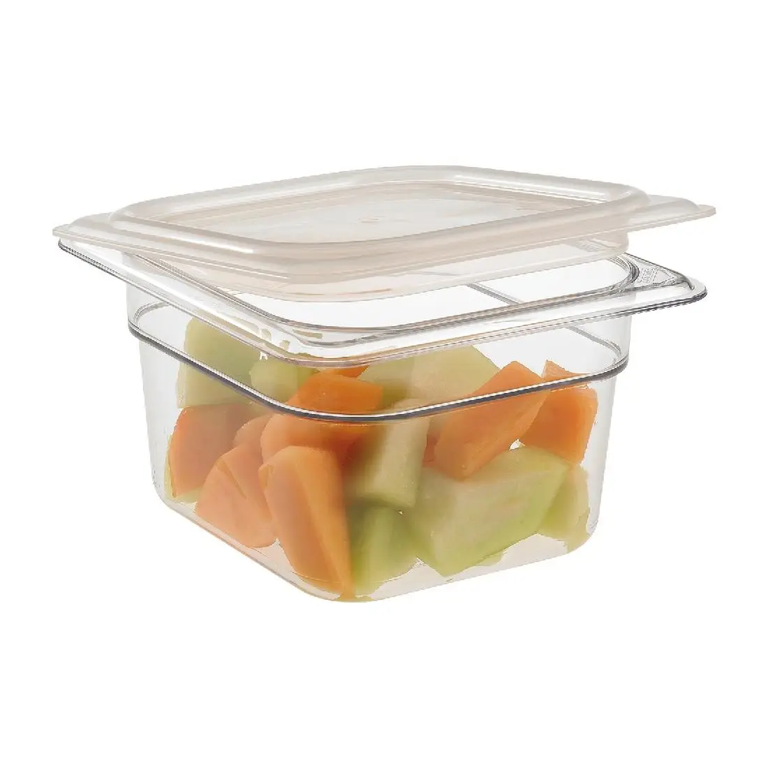 Cambro Polypropylene Gastronorm Tray 1/6 Soft Seal Lid DM757 - Image 4