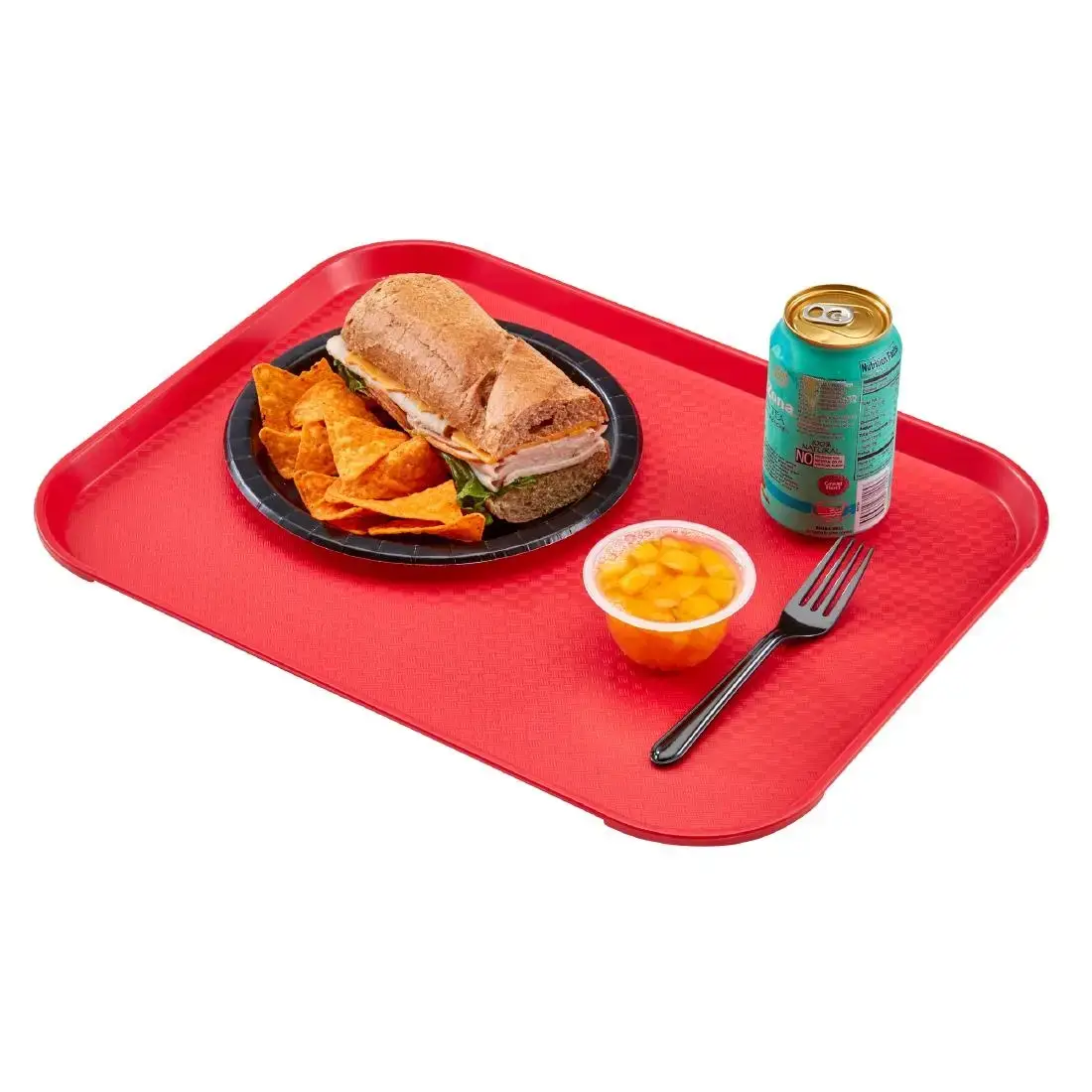 Cambro PP Rectangular Tray Red 300x410mm DM800 - Image 2