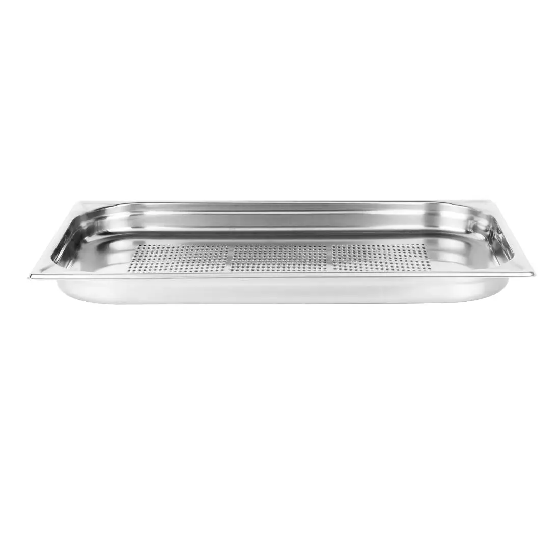 Vogue Stainless Steel Heavy Duty Perforated 1/1 Gastronorm Tray 40mm DM972 - Image 6