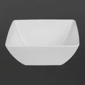 Olympia Kristallon Curved White Melamine Bowl 11" DP145