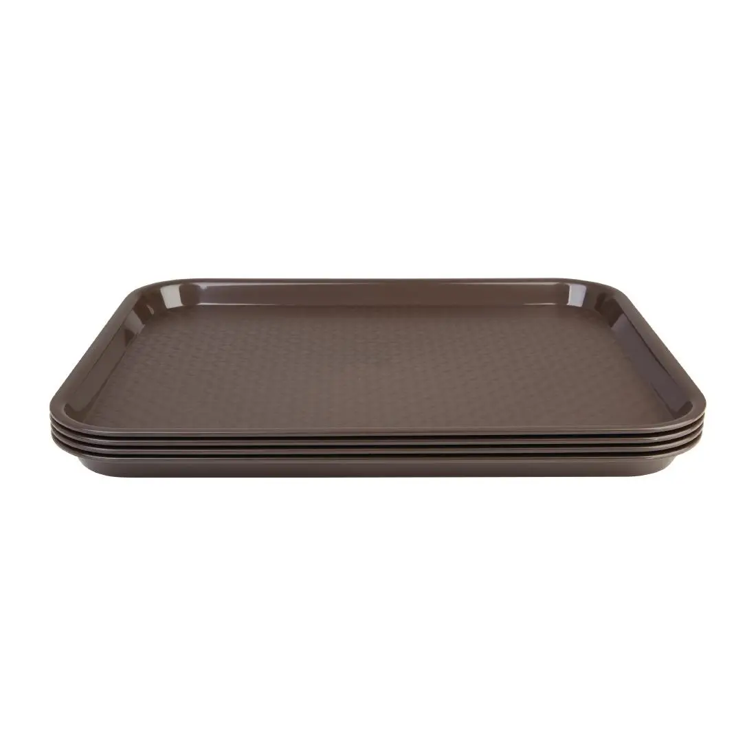 Olympia Kristallon PP Rectangular Tray Brown 275x353mm DP218 - Image 4